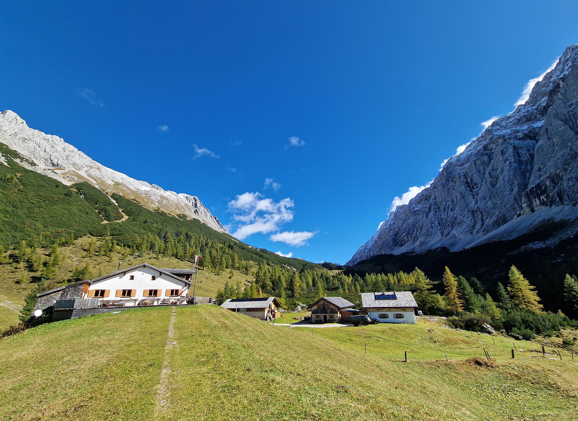 Halleranger Alm im Karwendel Halleranger Alm im Karwendel