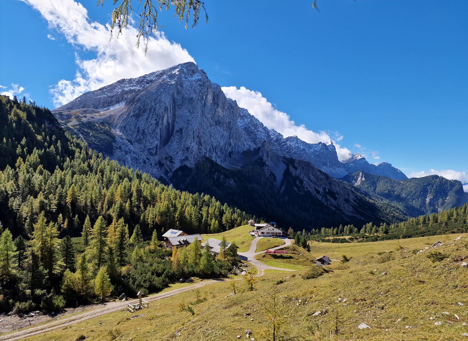 Halleranger Alm im Karwendel Halleranger Alm im Karwendel