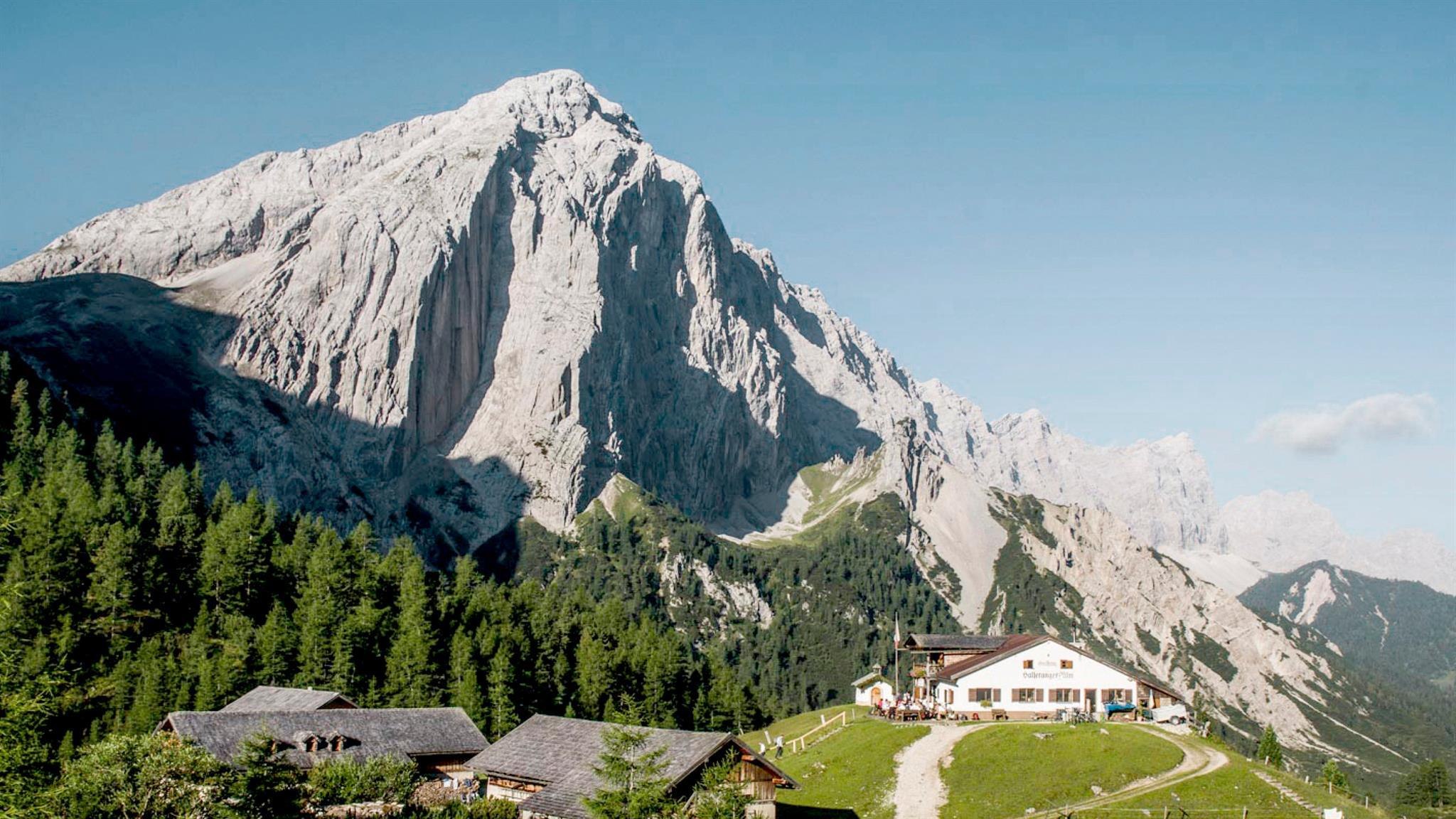Halleranger Alm im Karwendel Halleranger Alm im Karwendel
